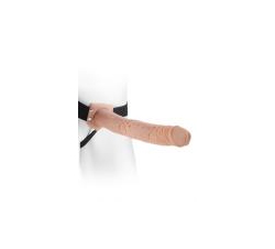   Fetish Fantasy 11 inches Hollow Strap On Beige 